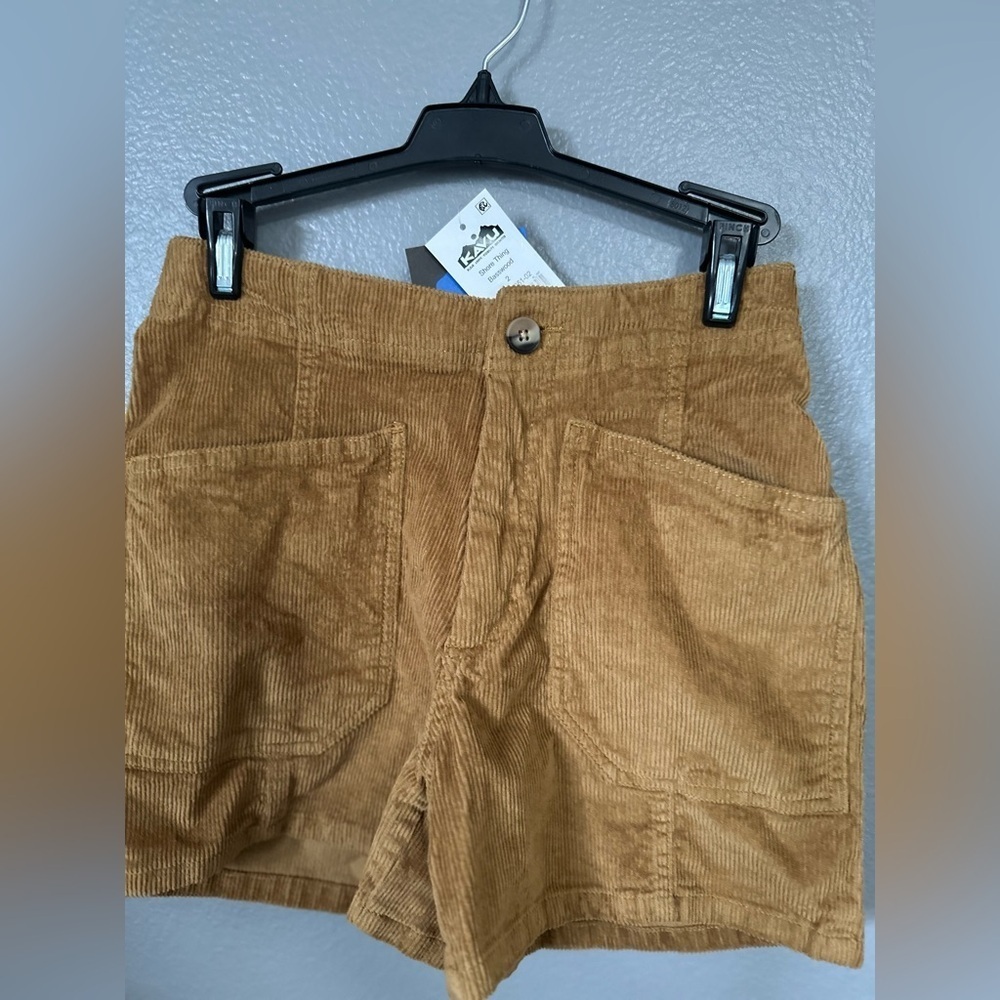 NWT KAVU Women’s Shore Thing Shorts in Basswood Tan, size 2. - Picture 3 of 10